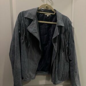 Baevely, small suede fringe jacket